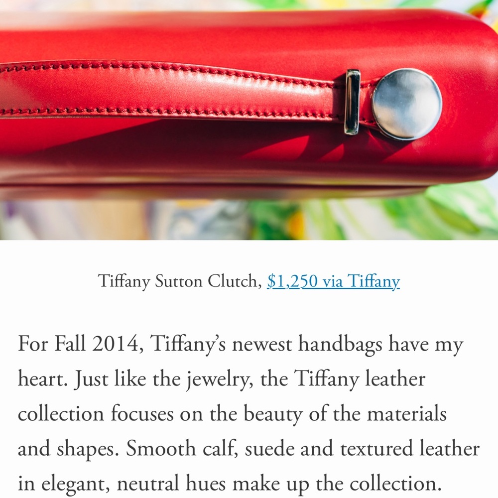 EXTREMELY RARE Tiffany & Co Sutton Leather Clutch - Picture 8 of 12